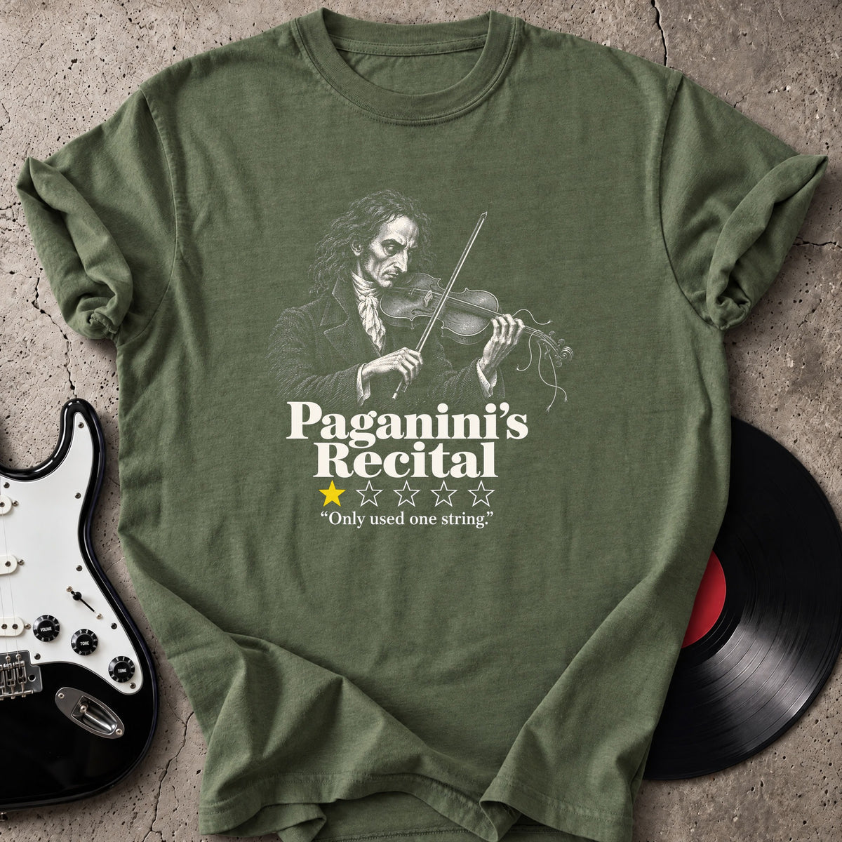 Paganini Recital Review T-Shirt