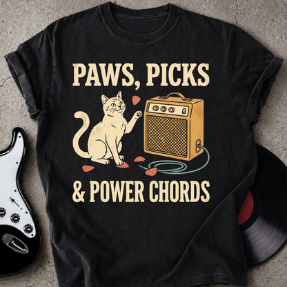 Paws Power Chords T-shirt