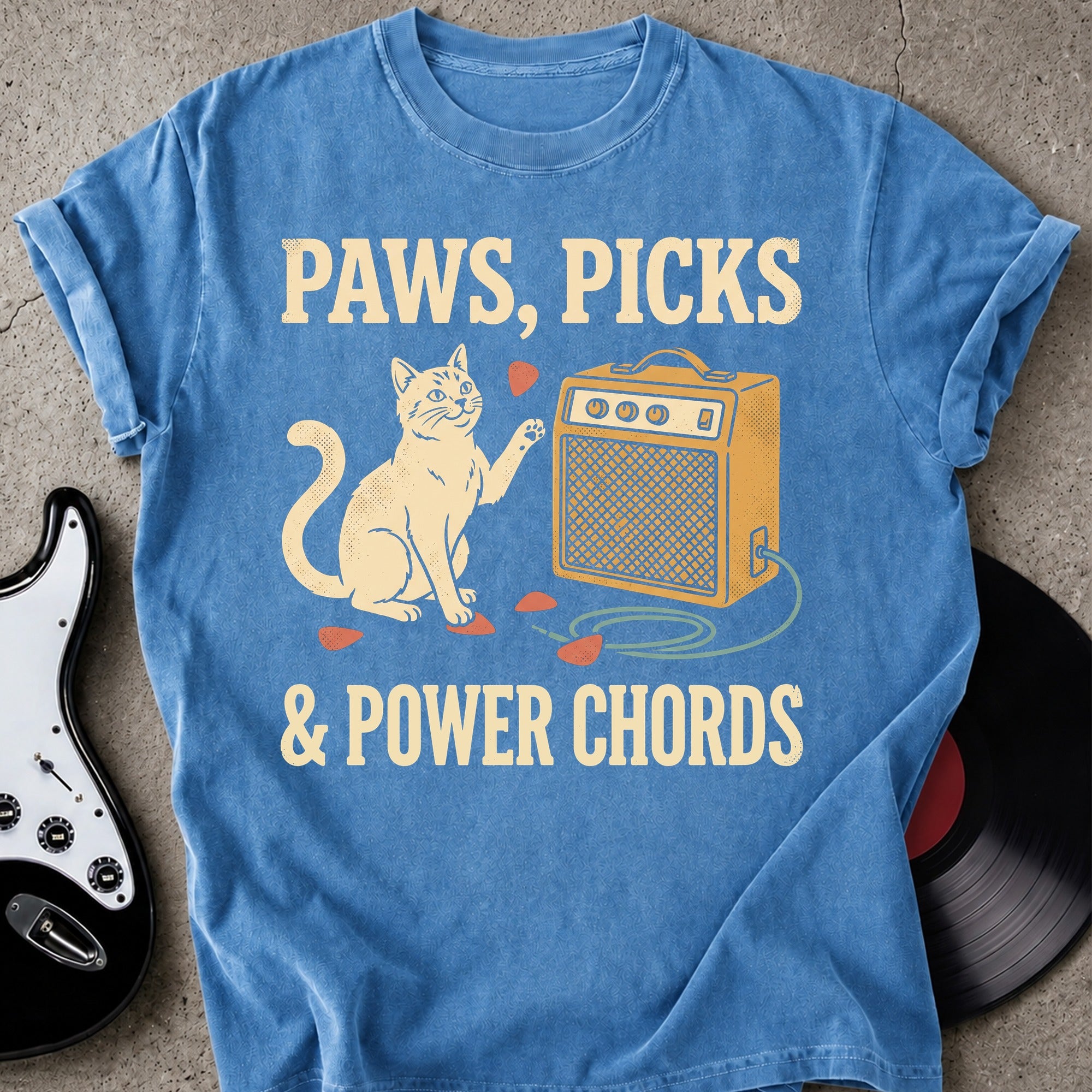 Paws Power Chords T-shirt