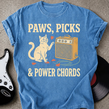 Paws Power Chords T-shirt