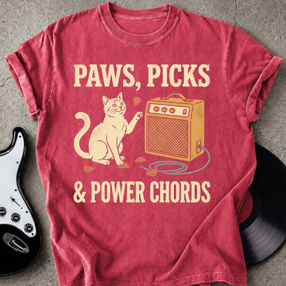 Paws Power Chords T-shirt