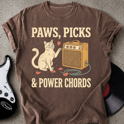 Paws Power Chords T-shirt