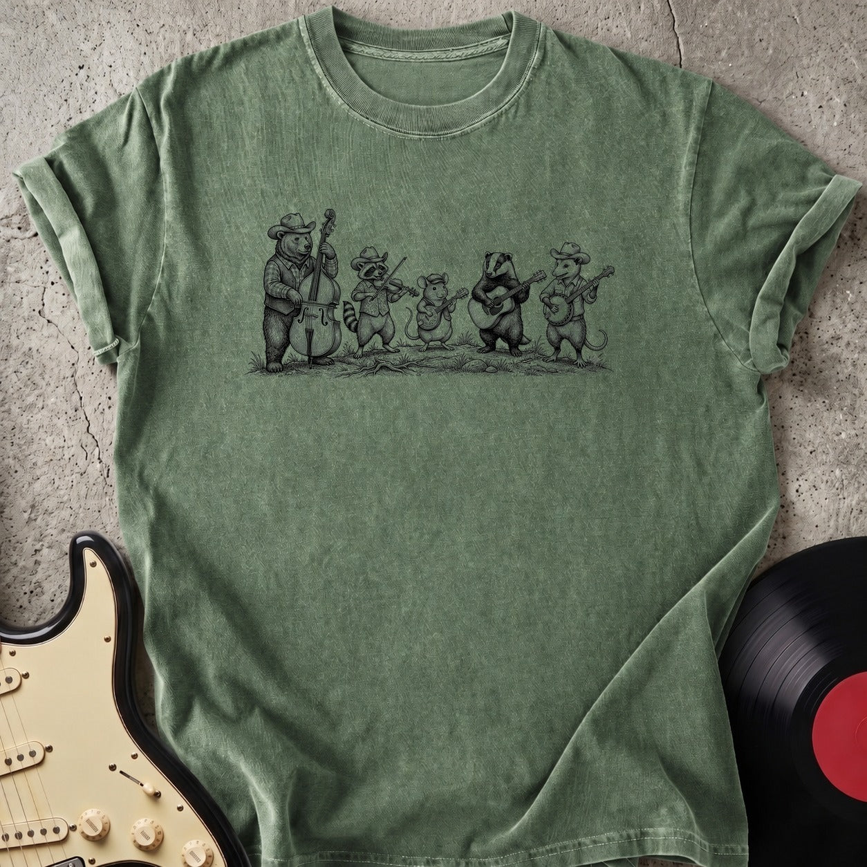 Playing Guitar T-shirt