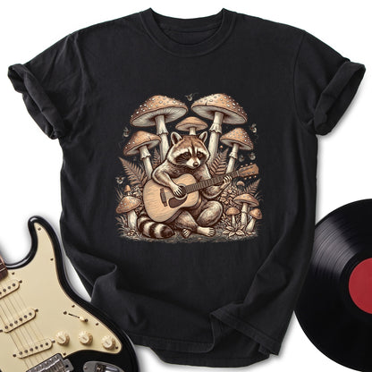 Raccon Guitar T-Shirt