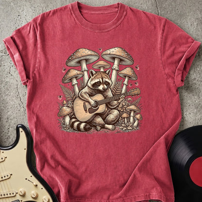 Raccoon Guitar T-shirt