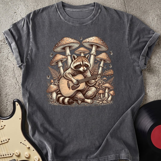 Raccoon Guitar T-shirt