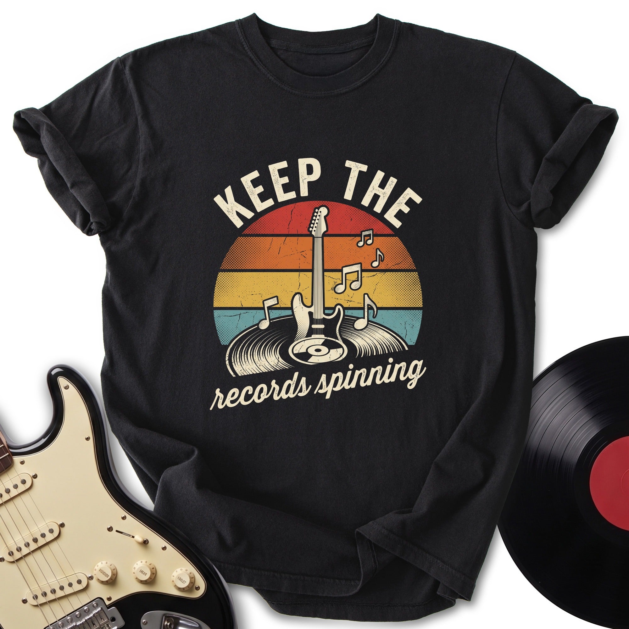 Records Spinning T-shirt