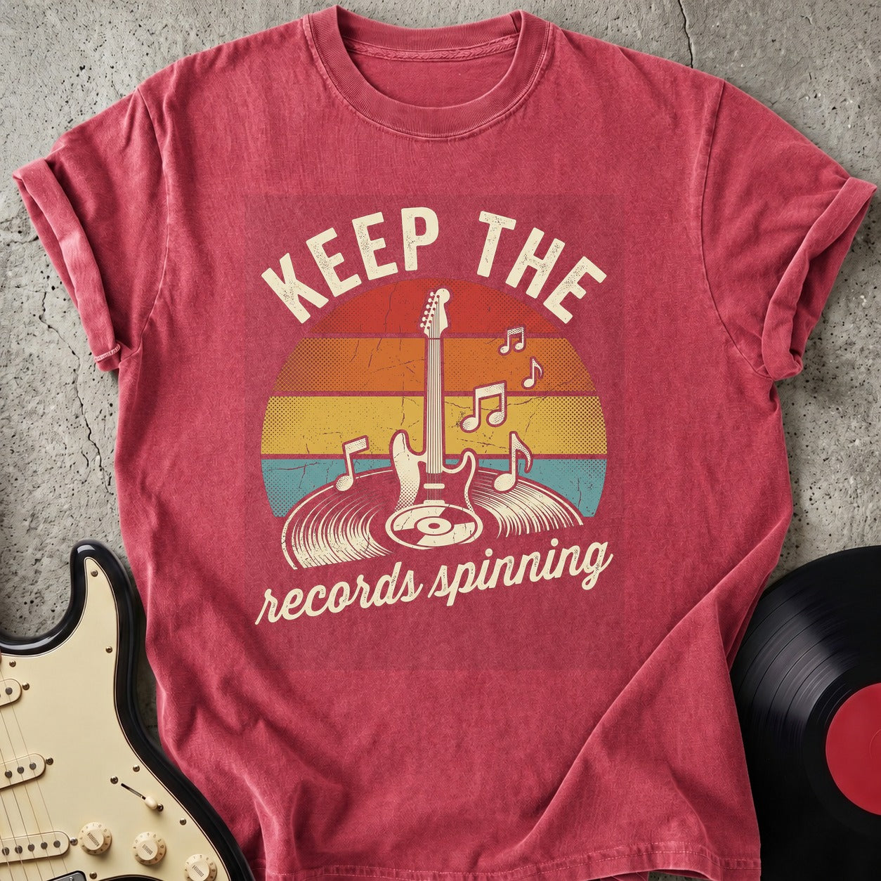 Records Spinning T-shirt