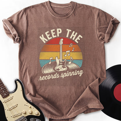 Records Spinning T-shirt