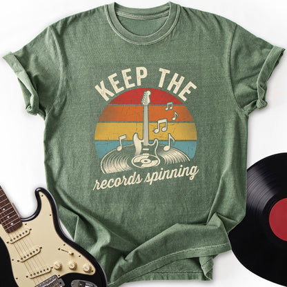 Records Spinning T-shirt