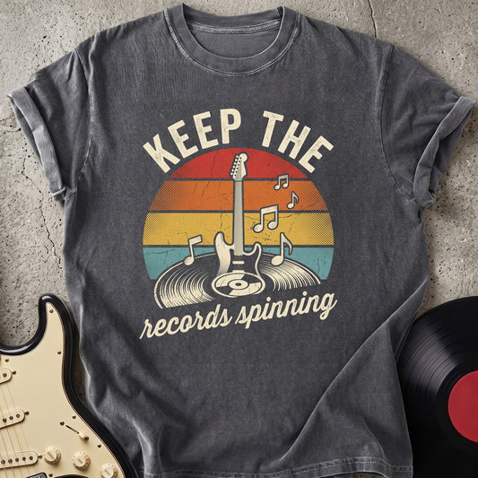 Records Spinning T-shirt
