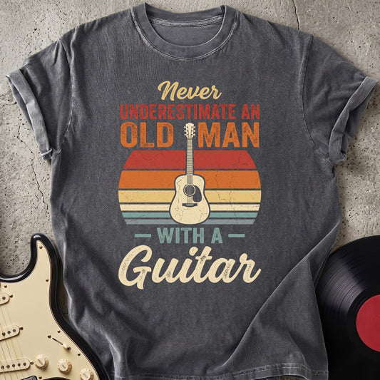 Old Man Guitar T-shirt