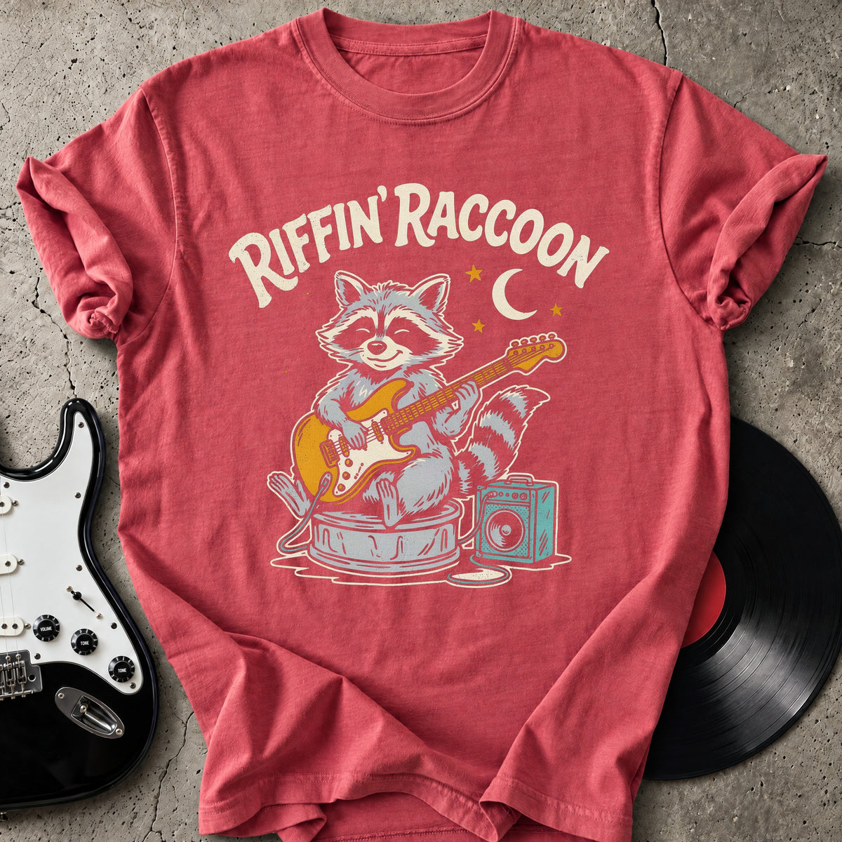 Riffin' Raccoon T-Shirt