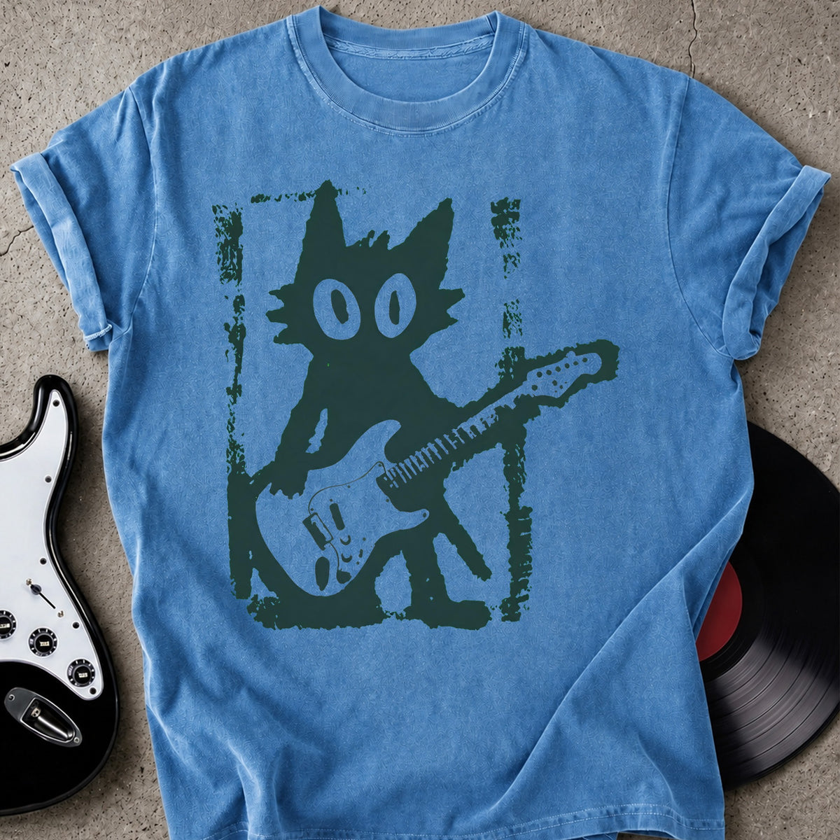 Rock Star Cat T-shirt