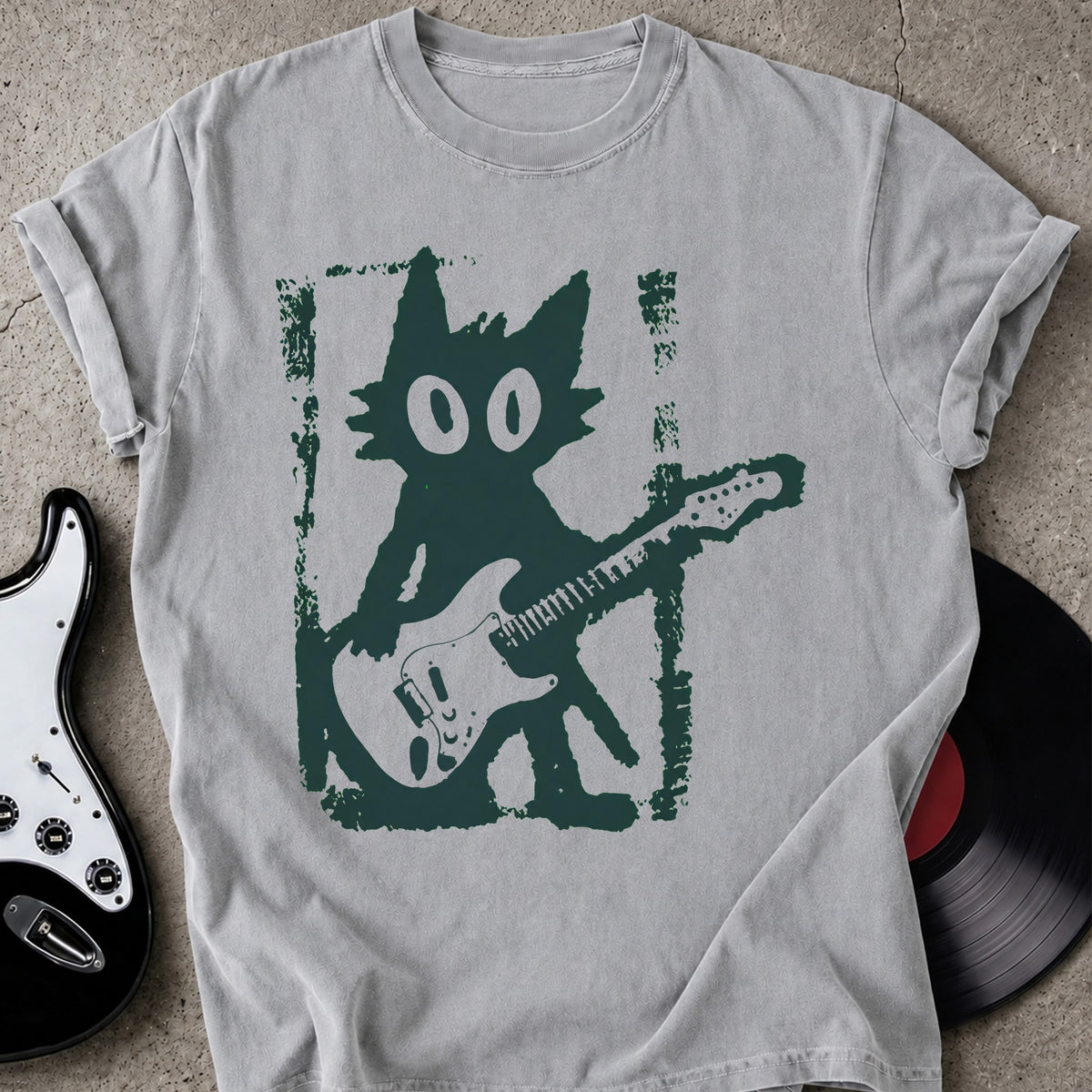 Rock Star Cat T-shirt