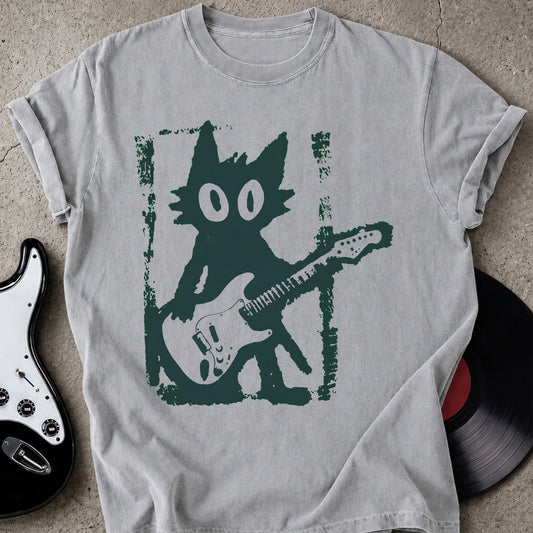 Rock Star Cat T-shirt