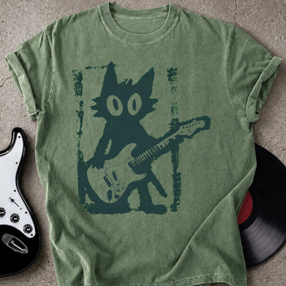 Rock Star Cat T-shirt
