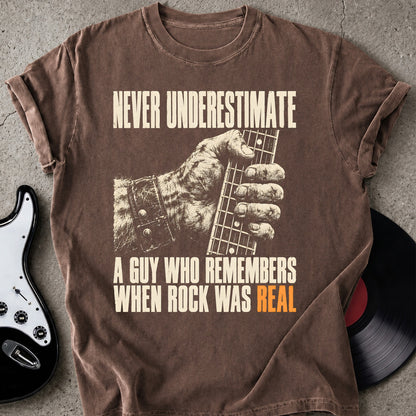Rock Was Real T-shirt