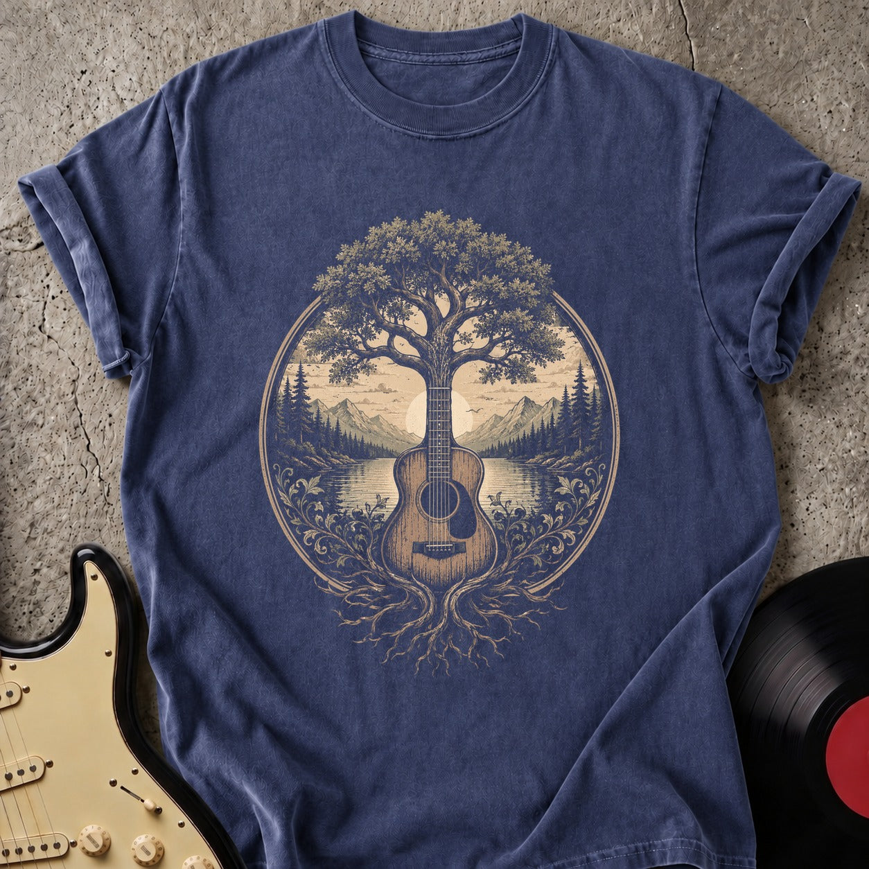 Rooted Guitar Tree T-shirt