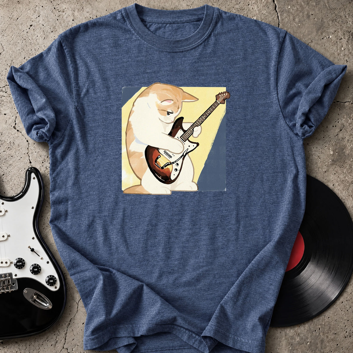 Shy Cat Guitarist T-Shirt