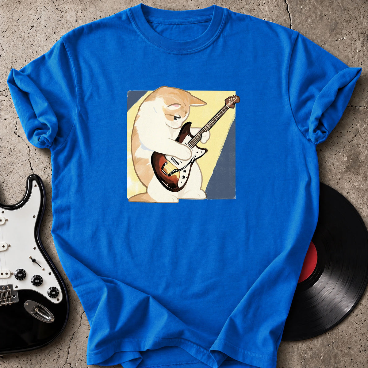 Shy Cat Guitarist T-Shirt