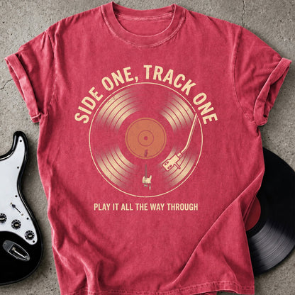 Side One Track T-shirt
