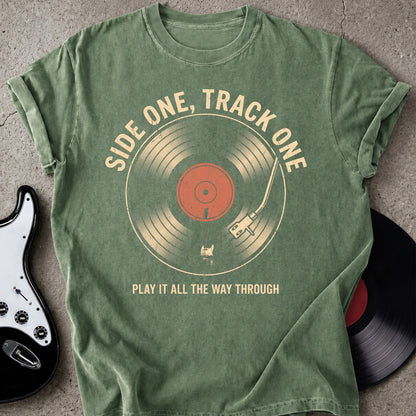 Side One Track T-shirt