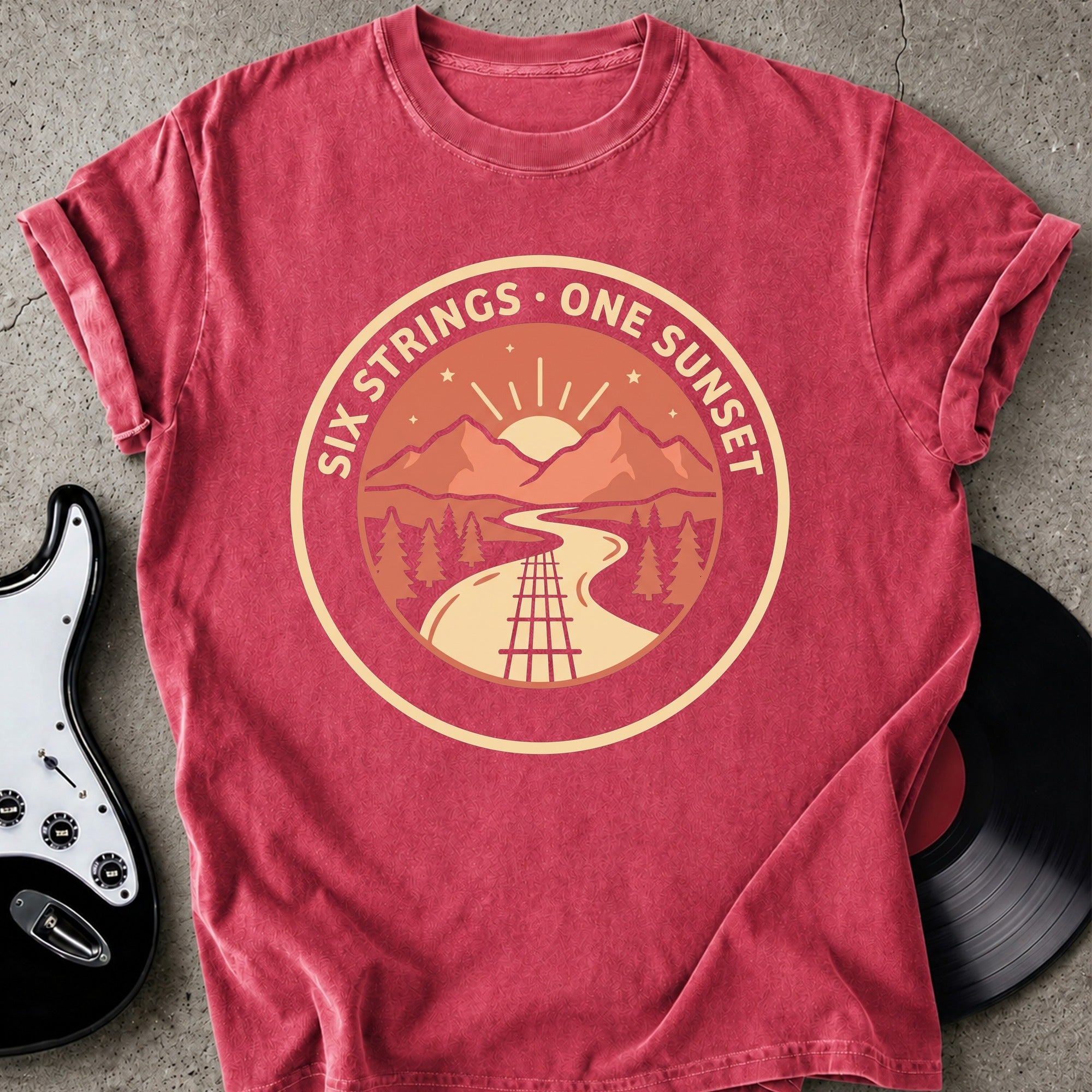 Six Strings Sunset T-shirt