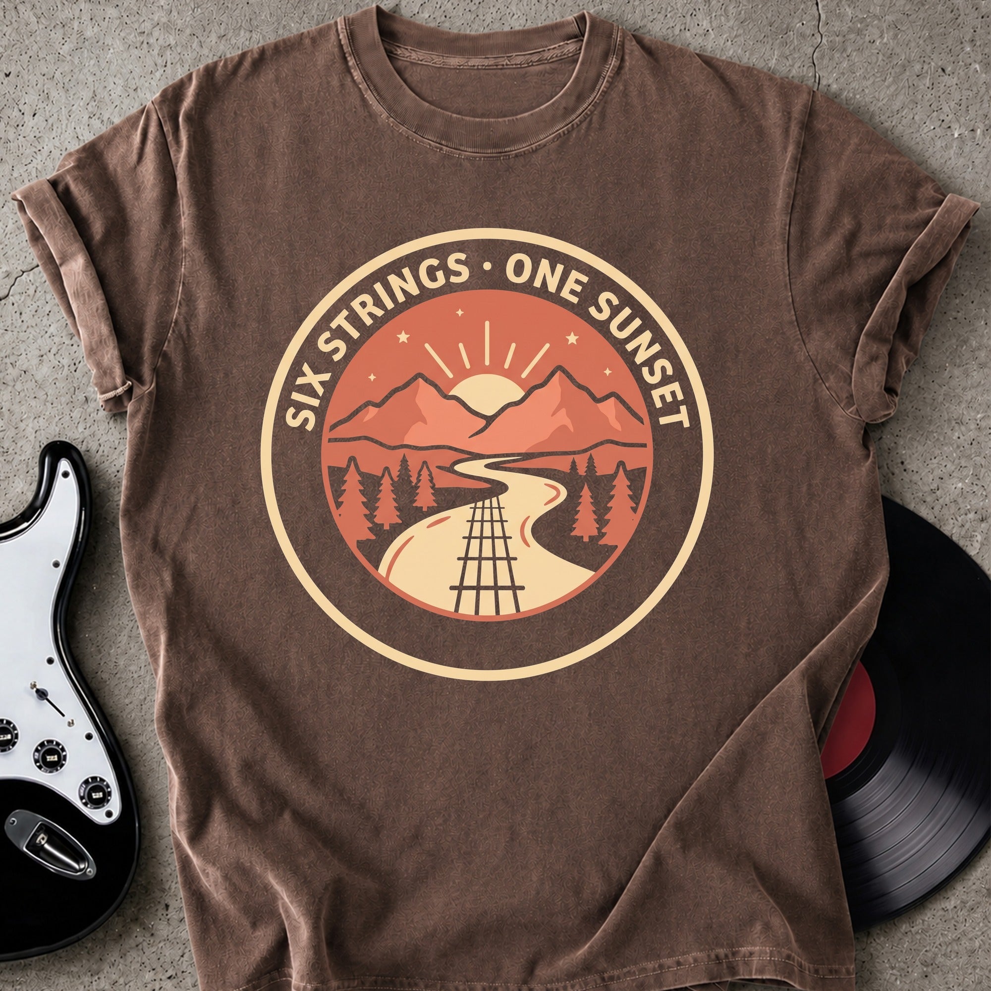 Six Strings Sunset T-shirt