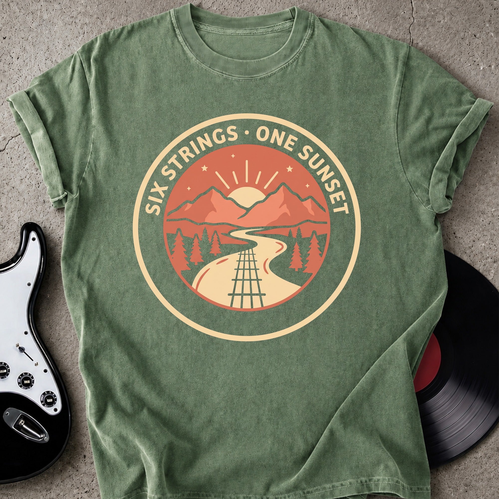 Six Strings Sunset T-shirt