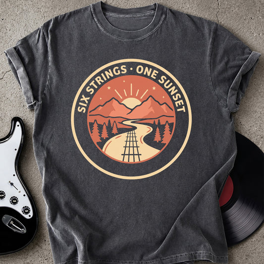 Six Strings Sunset T-shirt