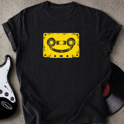 Smiley Cassette Tape T-shirt