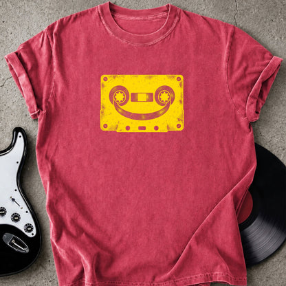 Smiley Cassette Tape T-shirt