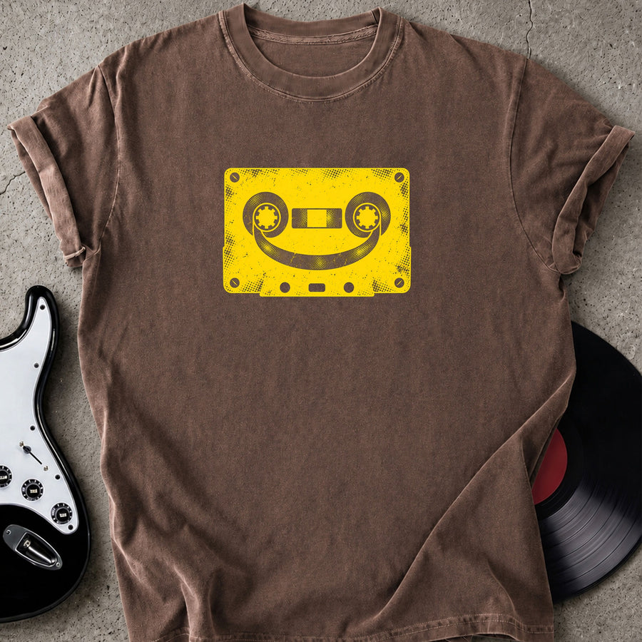 Smiley Cassette Tape T-shirt