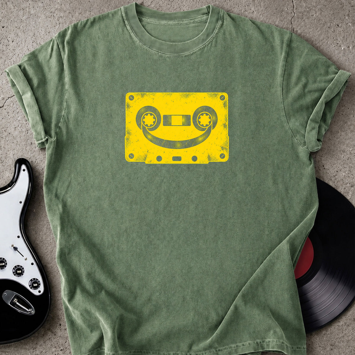 Smiley Cassette Tape T-shirt