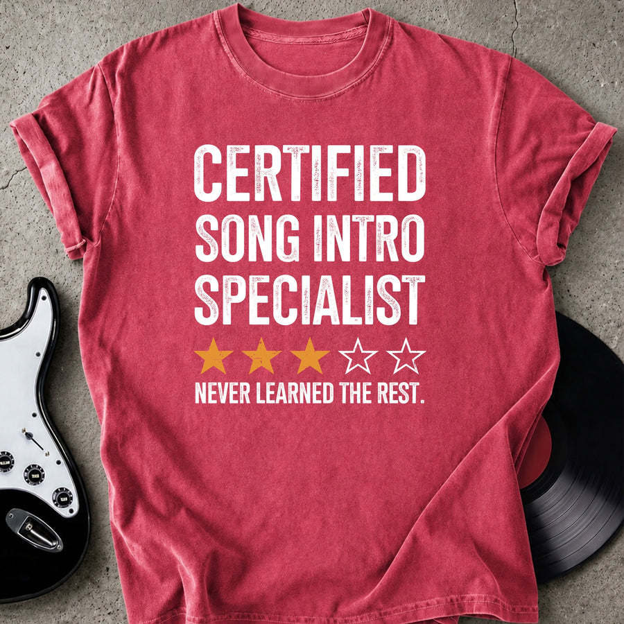 Song Intro Specialist T-shirt