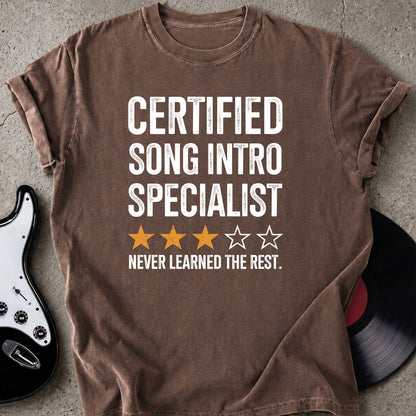 Song Intro Specialist T-shirt