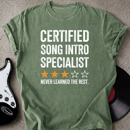 Song Intro Specialist T-shirt