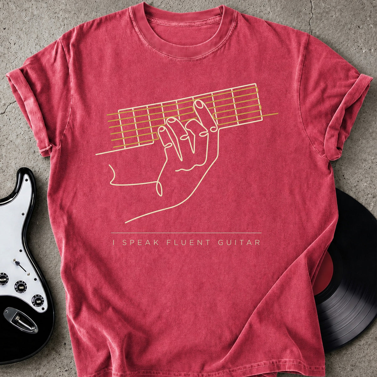 Speak Fluent Guitar T-shirt