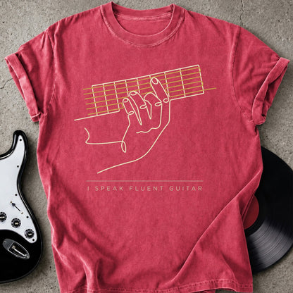 Speak Fluent Guitar T-shirt