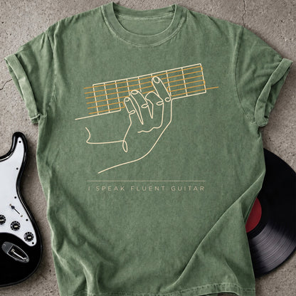Speak Fluent Guitar T-shirt