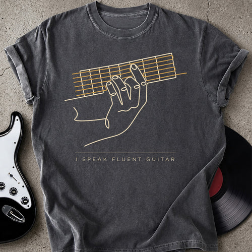 Speak Fluent Guitar T-shirt