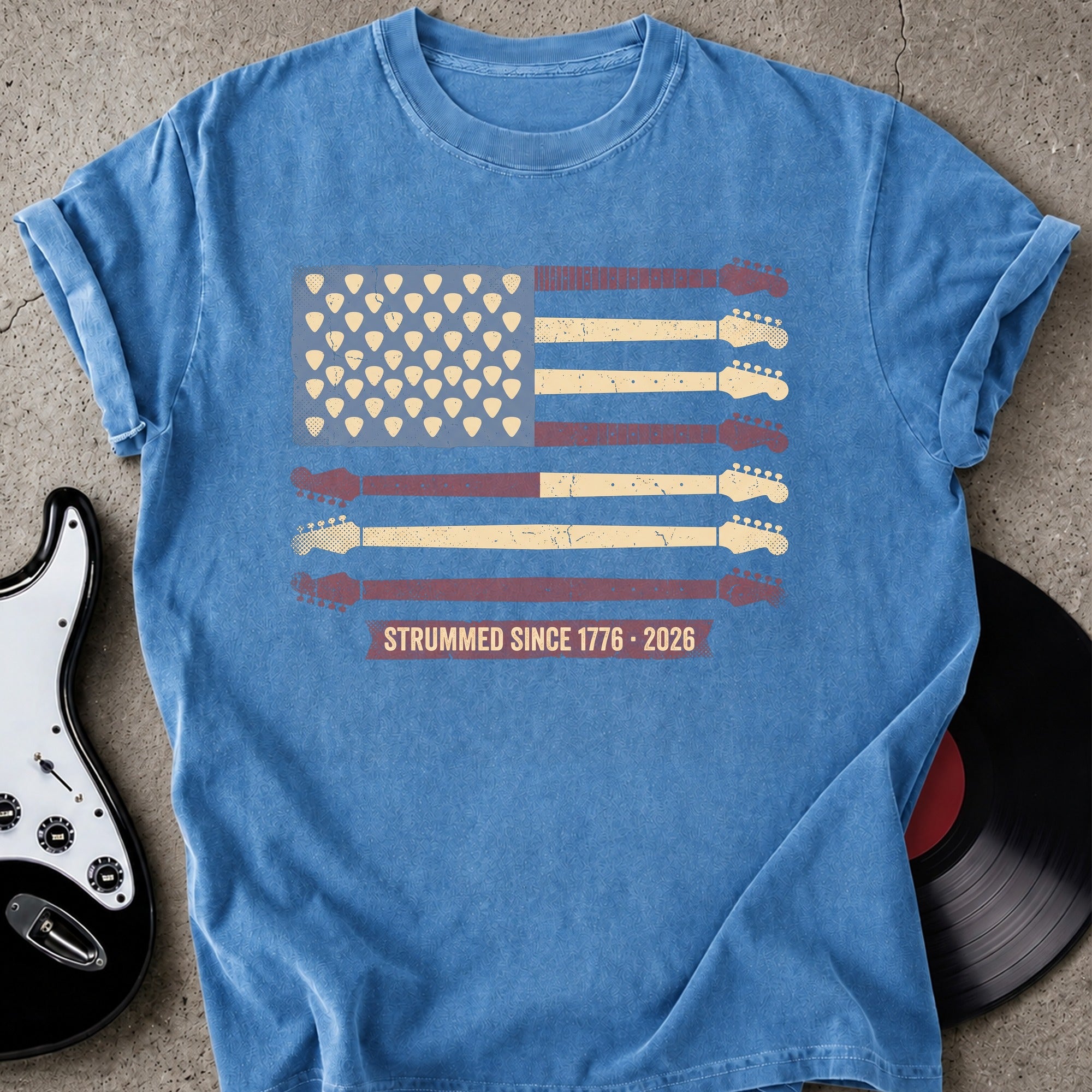 Strummed Since 1776 T-shirt