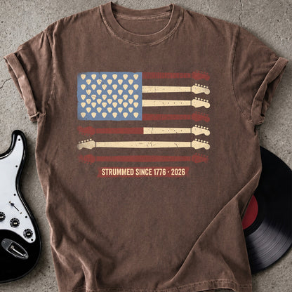 Strummed Since 1776 T-shirt