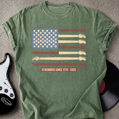 Strummed Since 1776 T-shirt