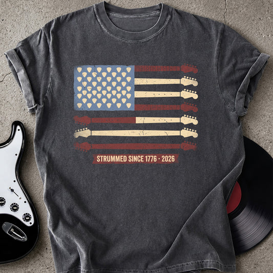 Strummed Since 1776 T-shirt