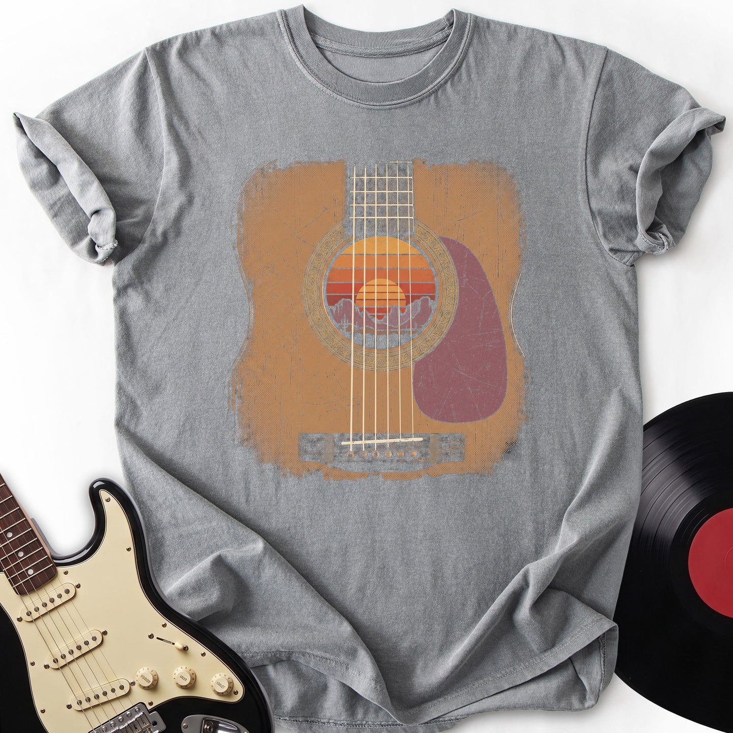 Sunset Guitar T-Shirt