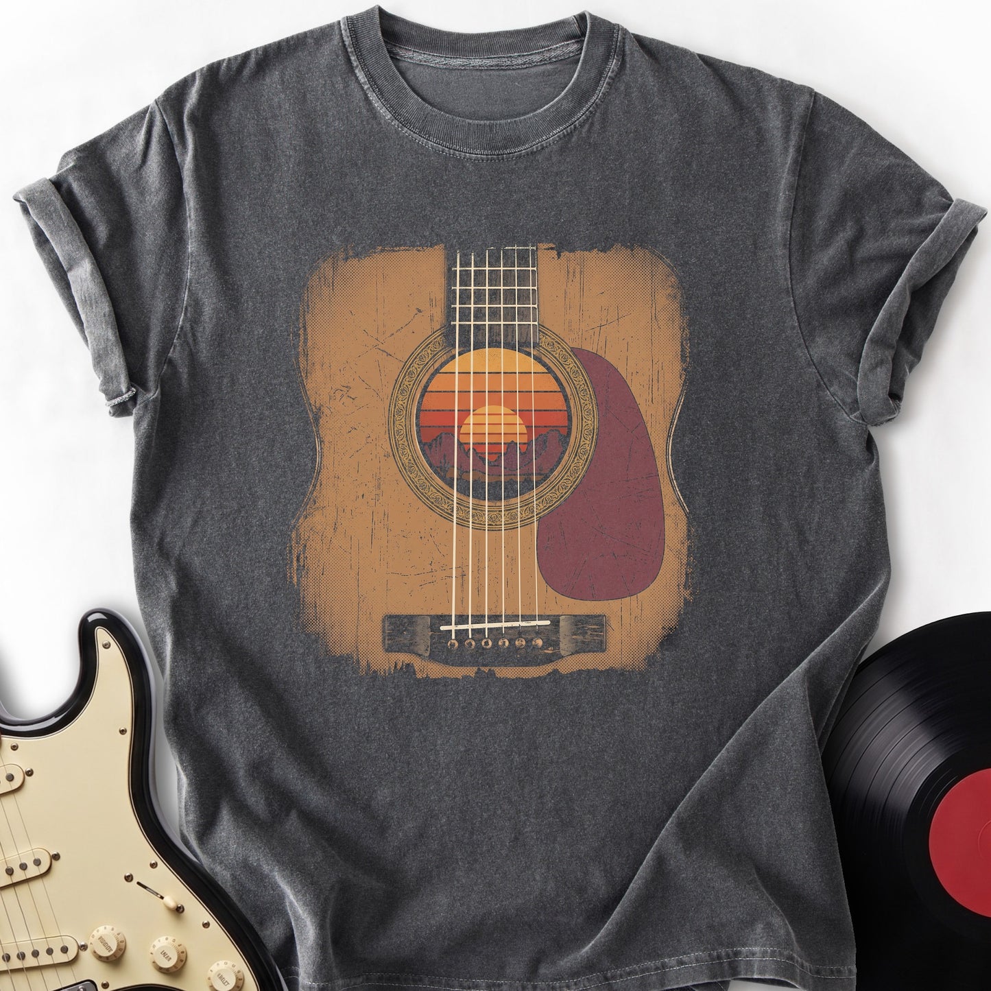 Sunset Guitar T-Shirt
