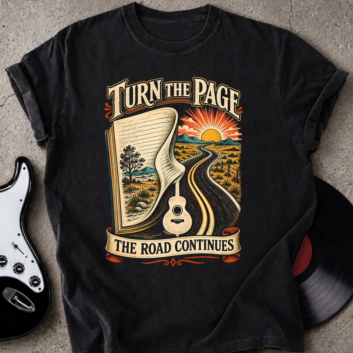 The Road Continues T-shirt