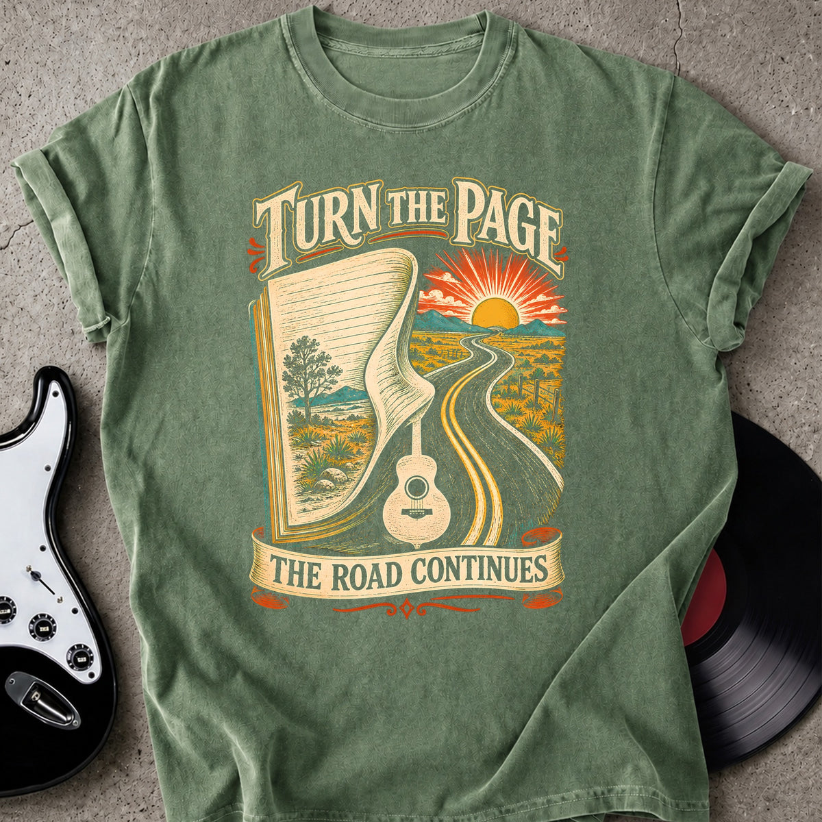 The Road Continues T-shirt